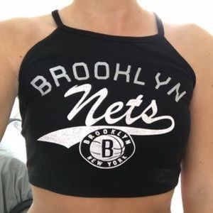 Forever 21 NBA Brooklyn Nets Crop Top